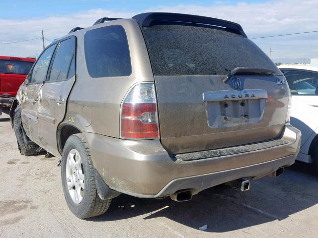 2HNYD18675H504130 - 2005 ACURA MDX TOURIN TAN photo 3