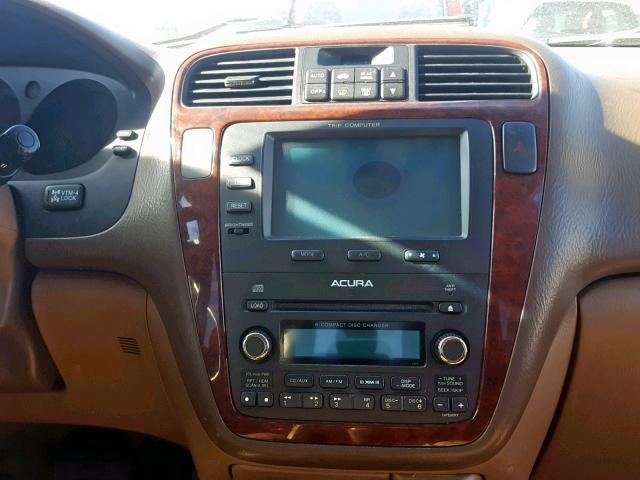 2HNYD18675H504130 - 2005 ACURA MDX TOURIN TAN photo 9