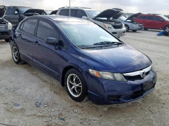 2HGFA1F33AH504782 - 2010 HONDA CIVIC VP BLUE photo 1