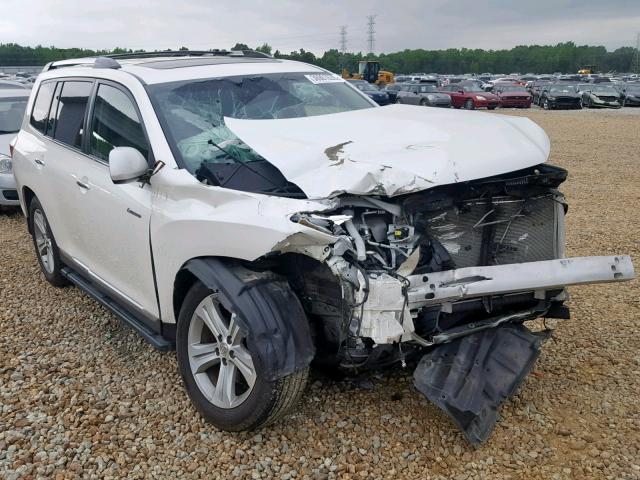 5TDYK3EH4DS113398 - 2013 TOYOTA HIGHLANDER WHITE photo 1