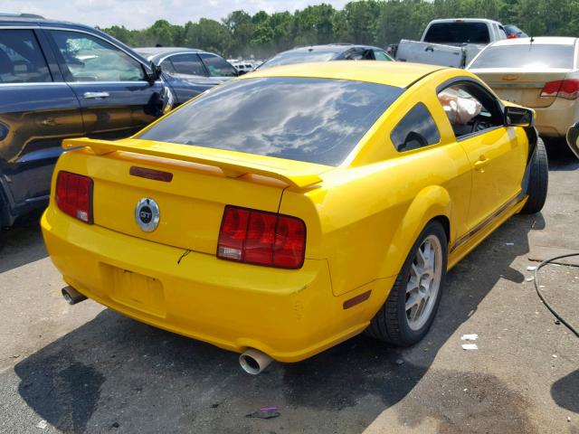 1ZVFT82H265114481 - 2006 FORD MUSTANG GT YELLOW photo 4