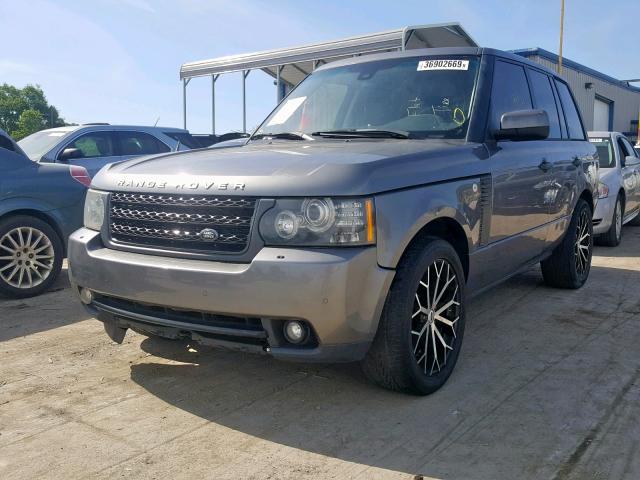 SALME1D48BA331761 - 2011 LAND ROVER RANGE ROVE GRAY photo 2