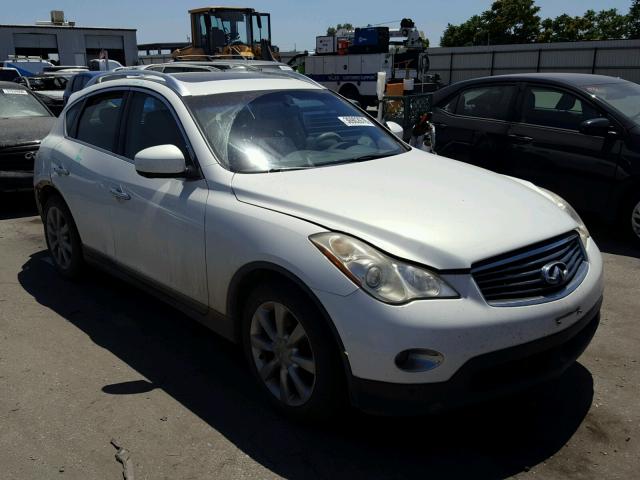 JNKAJ09F28M355280 - 2008 INFINITI EX35 BASE WHITE photo 1