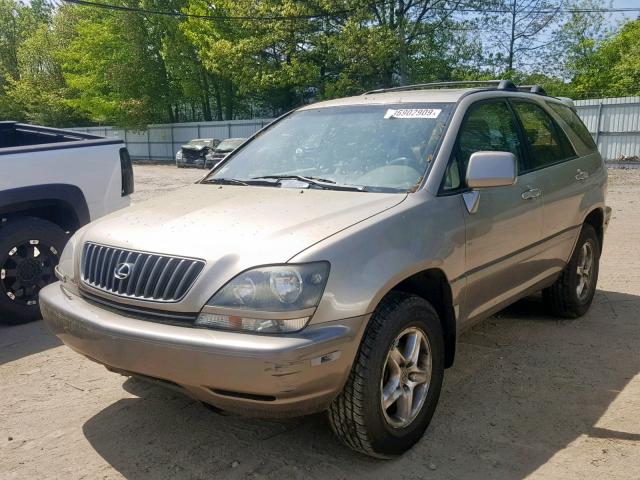 JT6HF10U4Y0130456 - 2000 LEXUS RX 300 GOLD photo 2