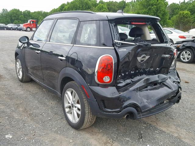 WMWZC5C53EWP40128 - 2014 MINI COOPER S C BLACK photo 3