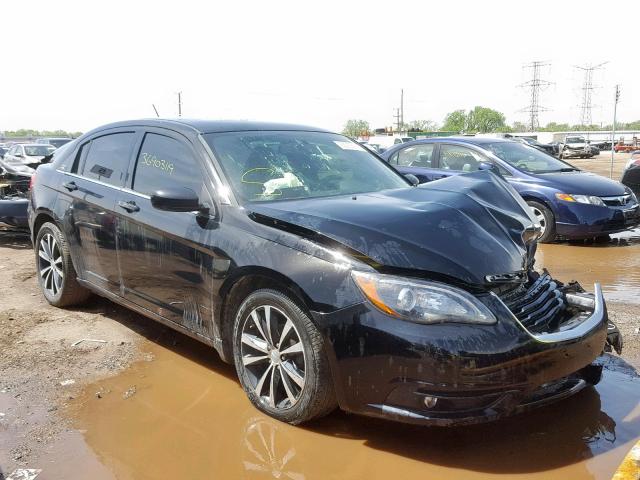 1C3CCBBG3CN308009 - 2012 CHRYSLER 200 TOURIN BLACK photo 1