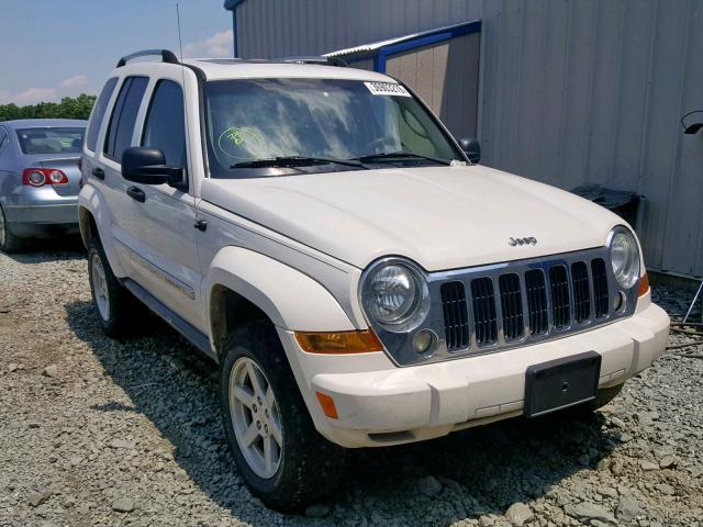 1J8GL58K05W513528 - 2005 JEEP LIBERTY LI WHITE photo 1