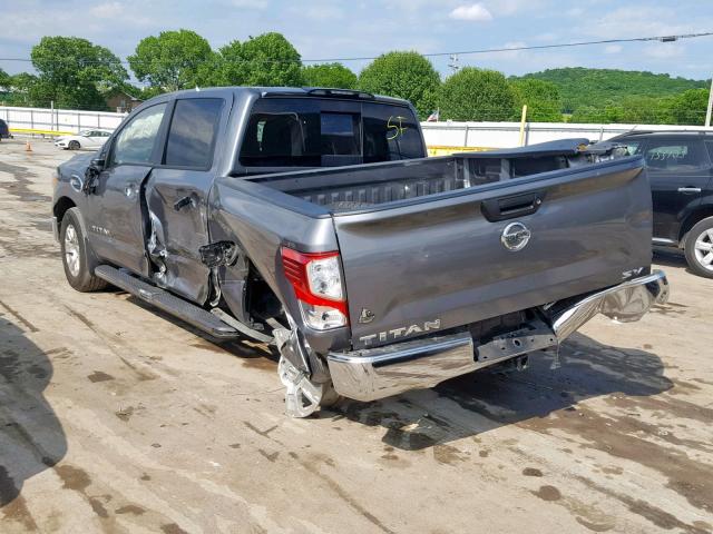 1N6AA1EK5HN531918 - 2017 NISSAN TITAN S GRAY photo 3