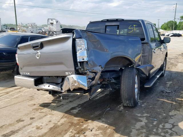 1N6AA1EK5HN531918 - 2017 NISSAN TITAN S GRAY photo 4