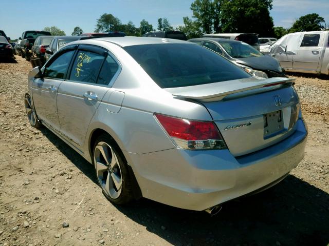 1HGCP36848A001246 - 2008 HONDA ACCORD EXL SILVER photo 3