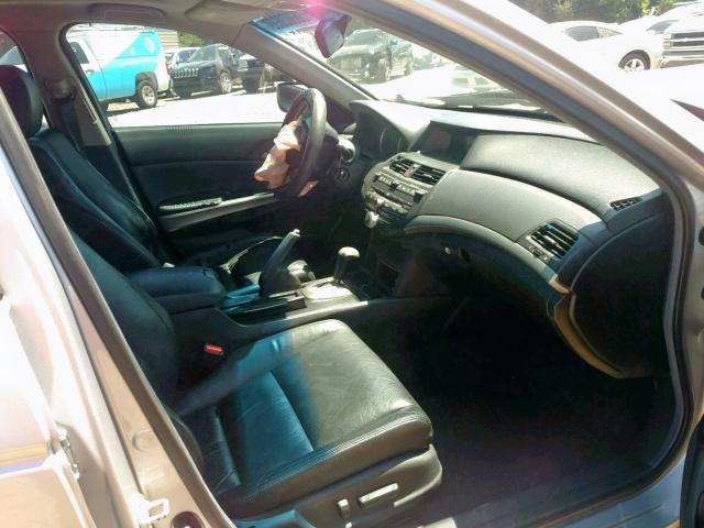 1HGCP36848A001246 - 2008 HONDA ACCORD EXL SILVER photo 5