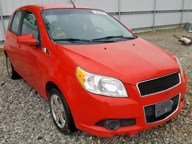 KL1TD6DEXBB133342 - 2011 CHEVROLET AVEO LS RED photo 1