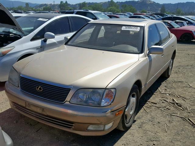 JT8BH28F5X0147705 - 1999 LEXUS LS 400 GOLD photo 2