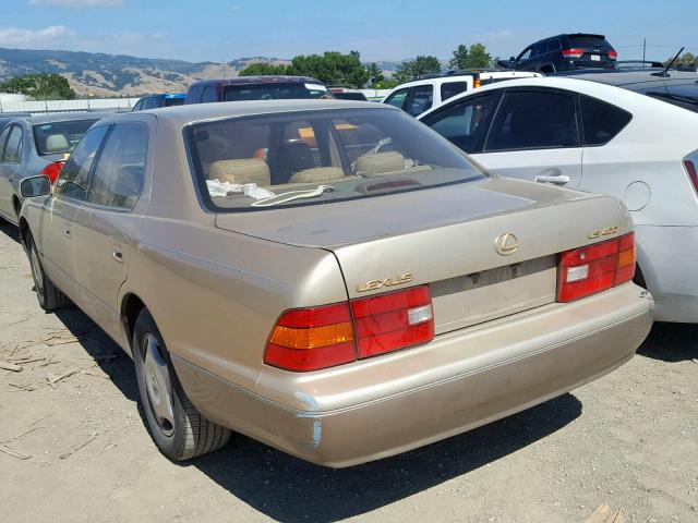 JT8BH28F5X0147705 - 1999 LEXUS LS 400 GOLD photo 3