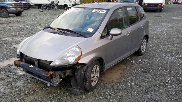 JHMGD38407S816912 - 2007 HONDA FIT GRAY photo 2