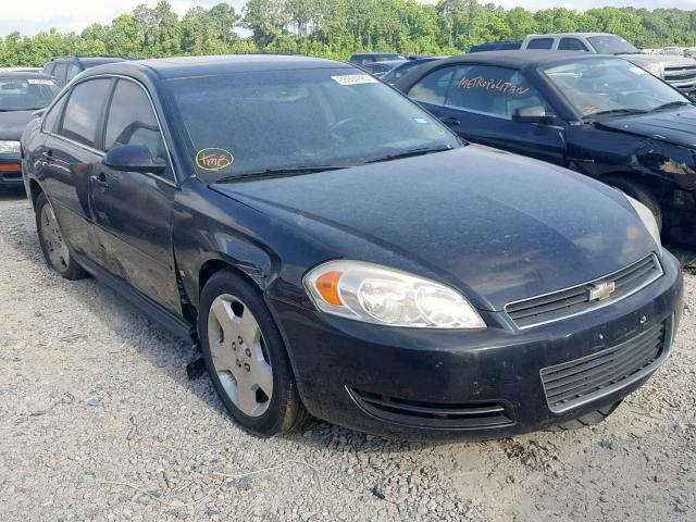 2G1WV58K081338182 - 2008 CHEVROLET IMPALA 50T BLACK photo 1