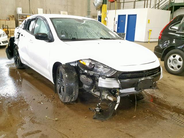 1C3CDFBB4FD299128 - 2015 DODGE DART SXT WHITE photo 1