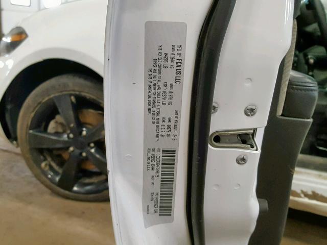 1C3CDFBB4FD299128 - 2015 DODGE DART SXT WHITE photo 10