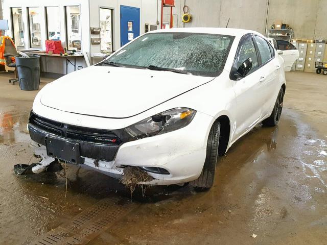 1C3CDFBB4FD299128 - 2015 DODGE DART SXT WHITE photo 2