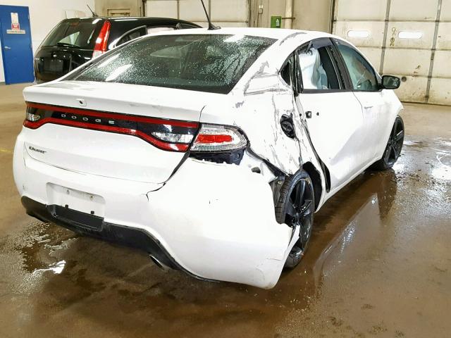 1C3CDFBB4FD299128 - 2015 DODGE DART SXT WHITE photo 4