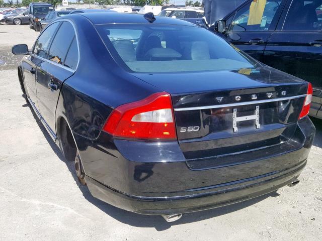 YV1960AS2A1120703 - 2010 VOLVO S80 3.2 BLACK photo 3