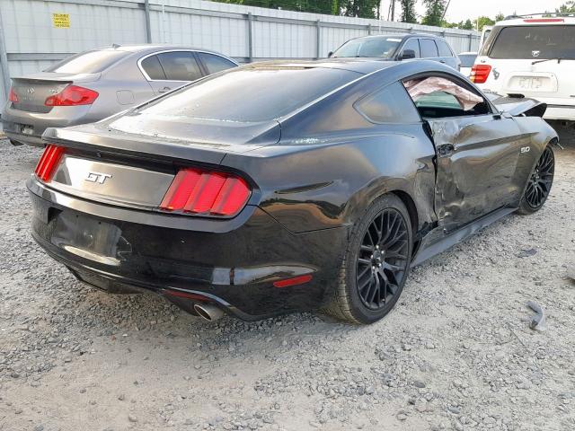 1FA6P8CF5G5310264 - 2016 FORD MUSTANG GT BLACK photo 4