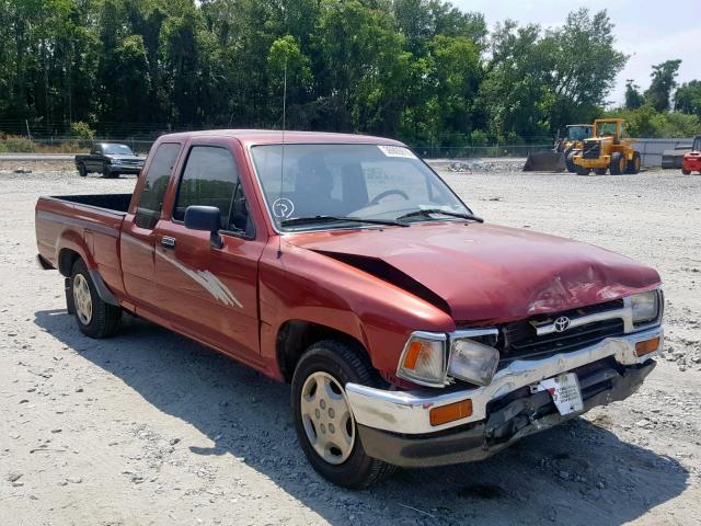 JT4RN93P4P5078672 - 1993 TOYOTA PICKUP 1/2 RED photo 1