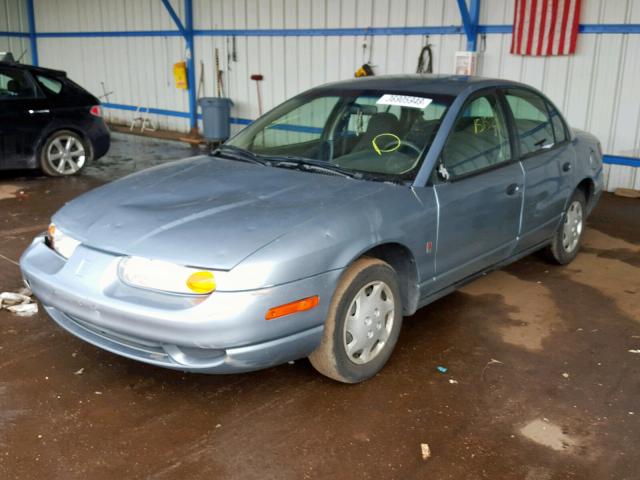 1G8ZH52812Z186575 - 2002 SATURN SL1 BLUE photo 2