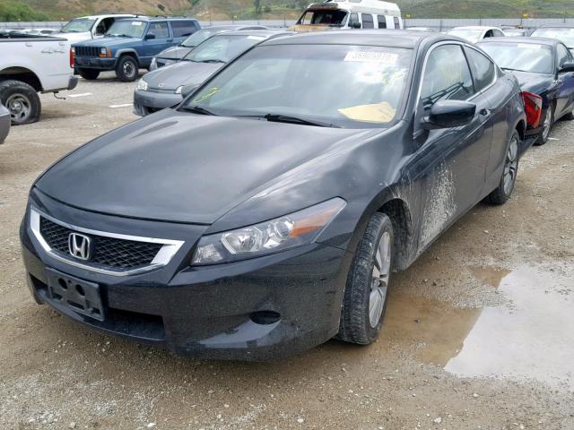 1HGCS12869A021363 - 2009 HONDA ACCORD EXL BLACK photo 2