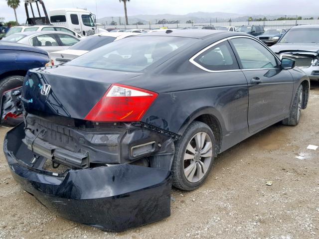 1HGCS12869A021363 - 2009 HONDA ACCORD EXL BLACK photo 4