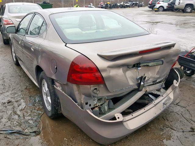 2G2WP552161228376 - 2006 PONTIAC GRAND PRIX TAN photo 3
