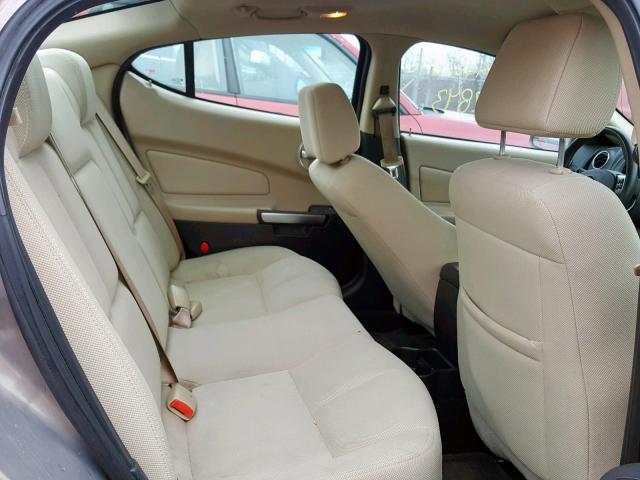 2G2WP552161228376 - 2006 PONTIAC GRAND PRIX TAN photo 6