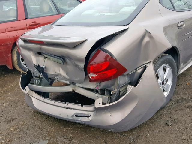 2G2WP552161228376 - 2006 PONTIAC GRAND PRIX TAN photo 9