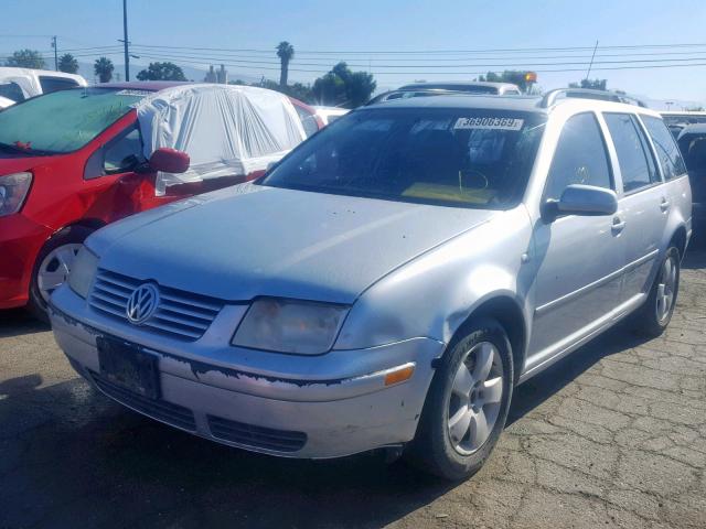 WVWSK61J73W443860 - 2003 VOLKSWAGEN JETTA GLS SILVER photo 2