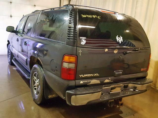 1GKFK16T43J152121 - 2003 GMC YUKON XL K GRAY photo 3