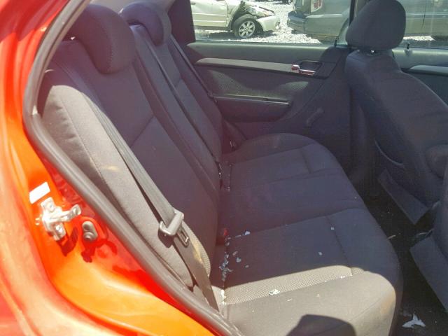 KL1TD56658B001419 - 2008 CHEVROLET AVEO BASE Qırmızı foto 6