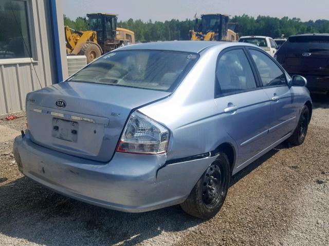 KNAFE121875488079 - 2007 KIA SPECTRA EX SILVER photo 4