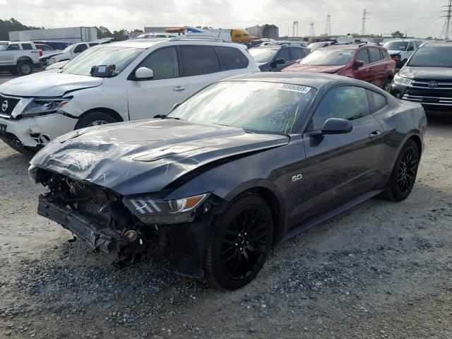 1FA6P8CFXH5213403 - 2017 FORD MUSTANG GT CHARCOAL photo 2