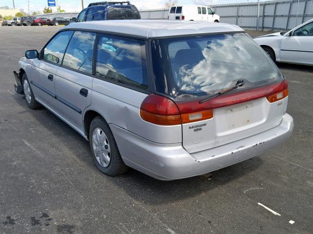 4S3BK4359W7312111 - 1998 SUBARU LEGACY L SILVER photo 3