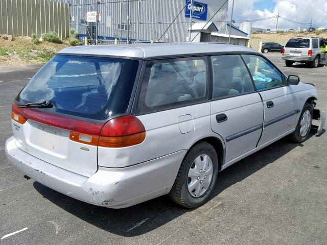 4S3BK4359W7312111 - 1998 SUBARU LEGACY L SILVER photo 4