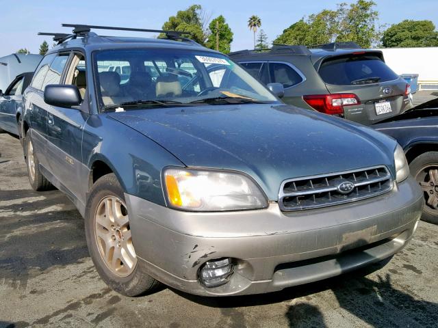 4S3BH686717608149 - 2001 SUBARU LEGACY OUT GREEN photo 1