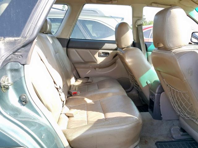 4S3BH686717608149 - 2001 SUBARU LEGACY OUT GREEN photo 6