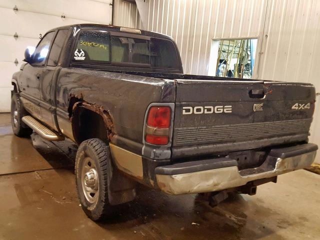 1B7KF23Z5WJ229807 - 1998 DODGE RAM 2500 BLACK photo 3