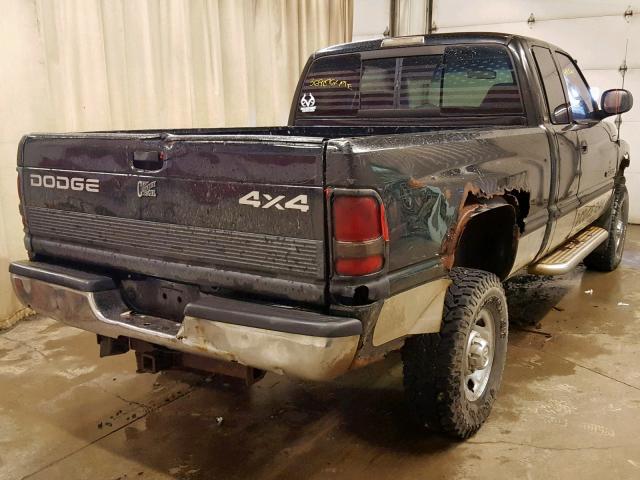 1B7KF23Z5WJ229807 - 1998 DODGE RAM 2500 BLACK photo 4