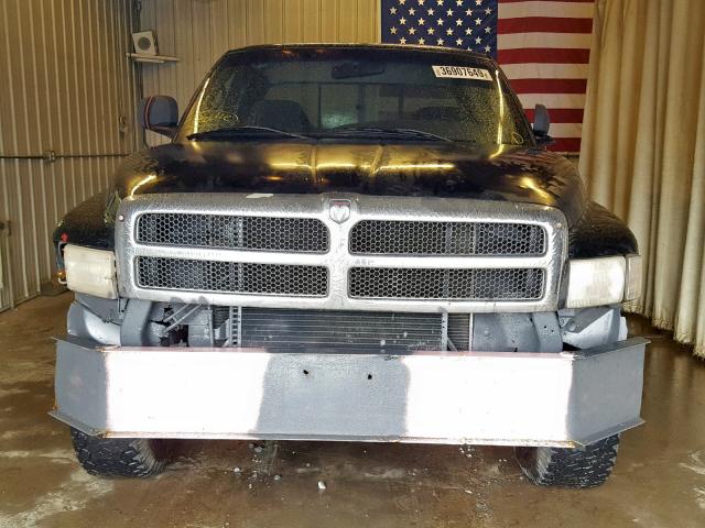 1B7KF23Z5WJ229807 - 1998 DODGE RAM 2500 BLACK photo 9