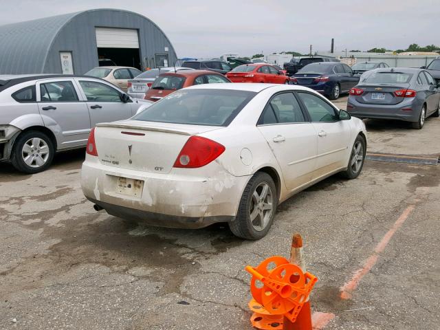 1G2ZH57N284202846 - 2008 PONTIAC G6 GT WHITE photo 4