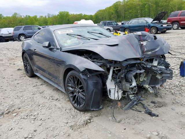 1FA6P8CF4H5246302 - 2017 FORD MUSTANG GT GRAY photo 1