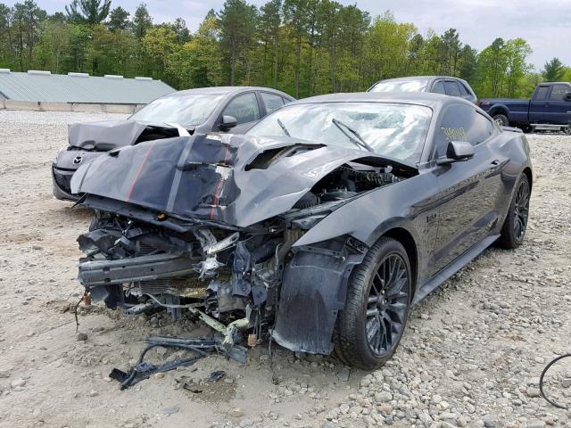 1FA6P8CF4H5246302 - 2017 FORD MUSTANG GT GRAY photo 2