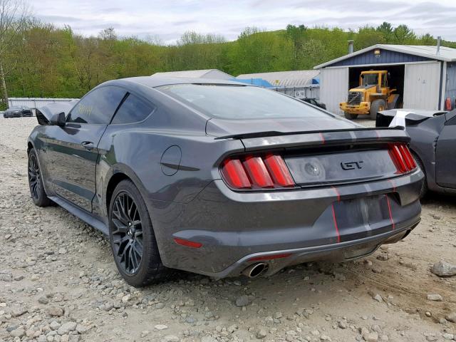 1FA6P8CF4H5246302 - 2017 FORD MUSTANG GT GRAY photo 3