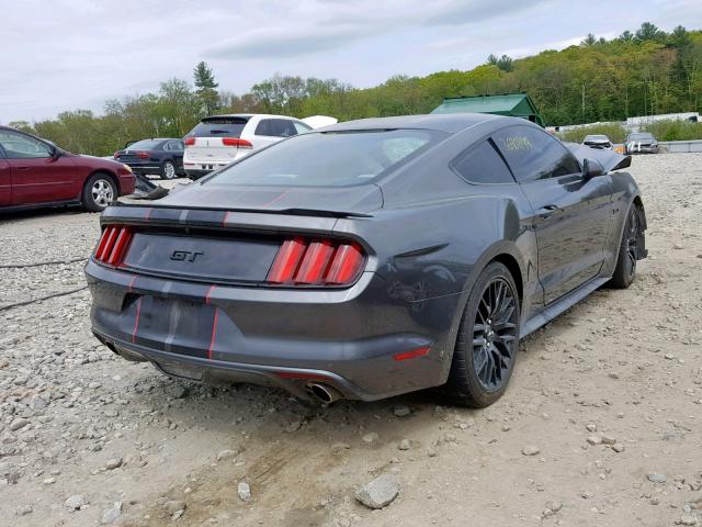 1FA6P8CF4H5246302 - 2017 FORD MUSTANG GT GRAY photo 4